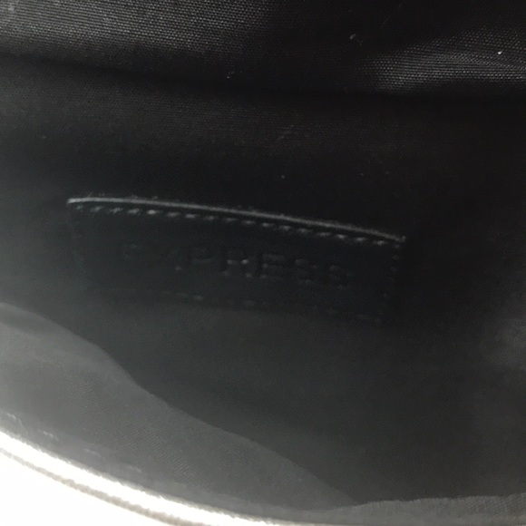 EXPRESS CLUTCH BAG WRISTLET BLACK/SILVER/WHITE NEW - Picture 6 of 11